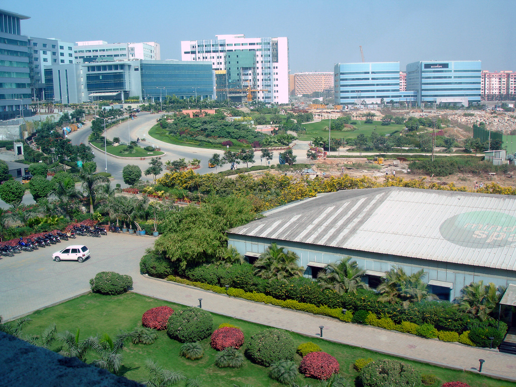 Hyderabad skyline